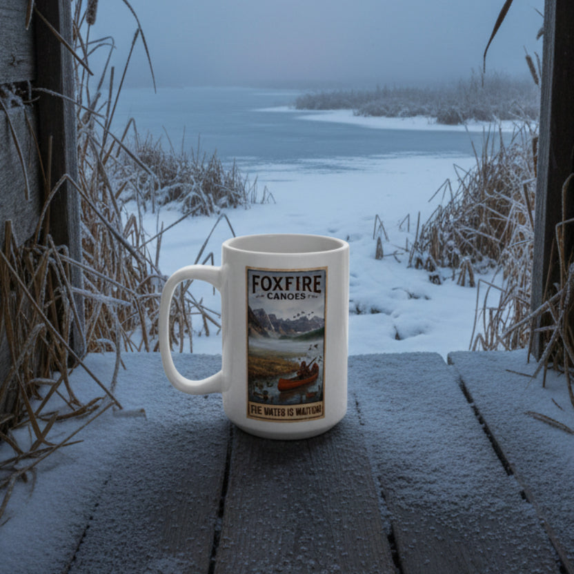 15oz Camping Coffee Mug — Scenic Duckhunters Adventure Design