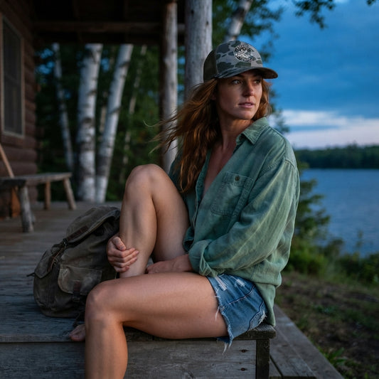 Richardson camo trucker