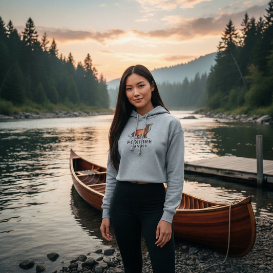 Womens cropped hoodie