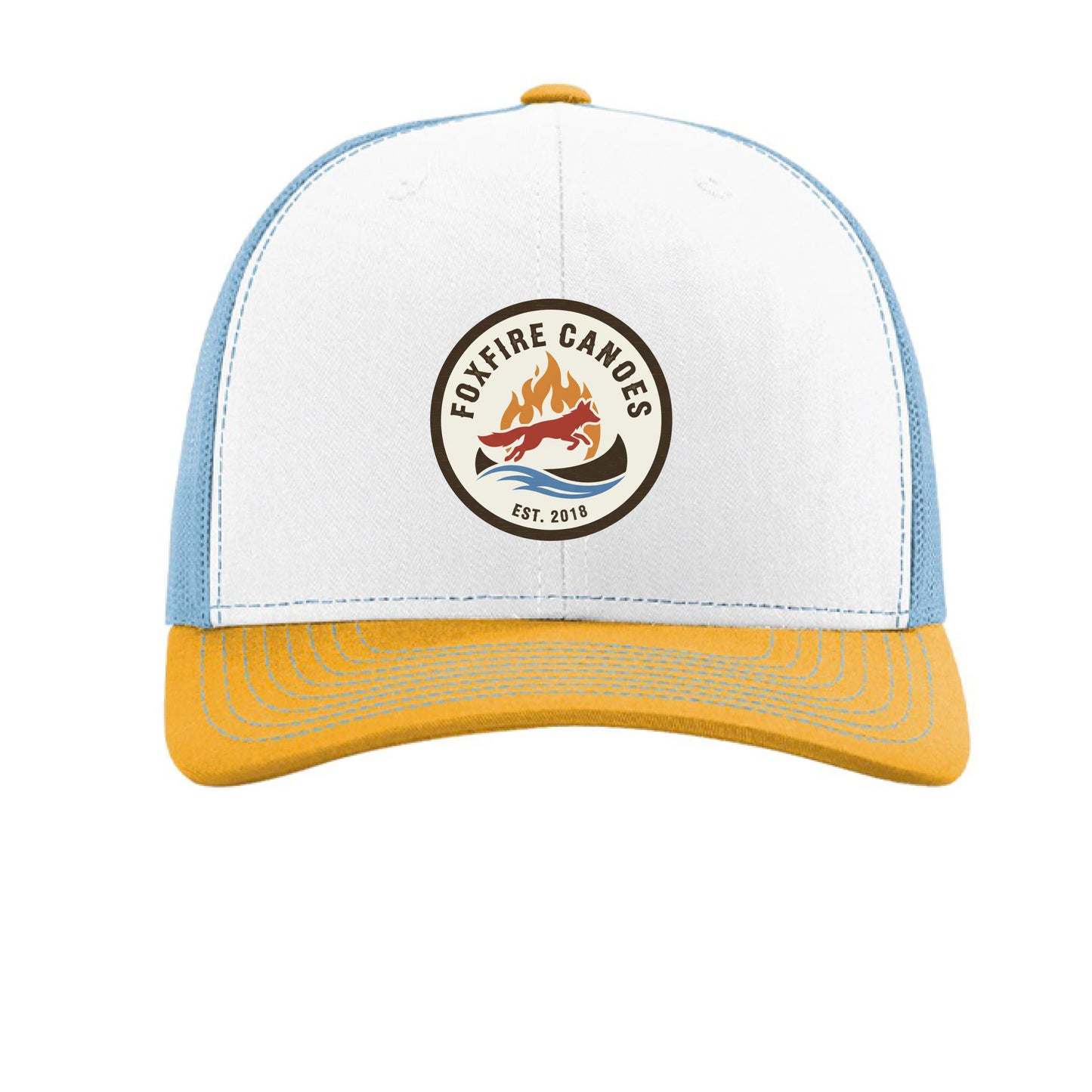 White/ Columbia Blue/ Yellow - FRONT