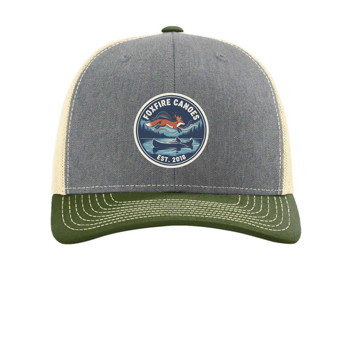 Heather Grey/ Birch/ Army Olive - FRONT