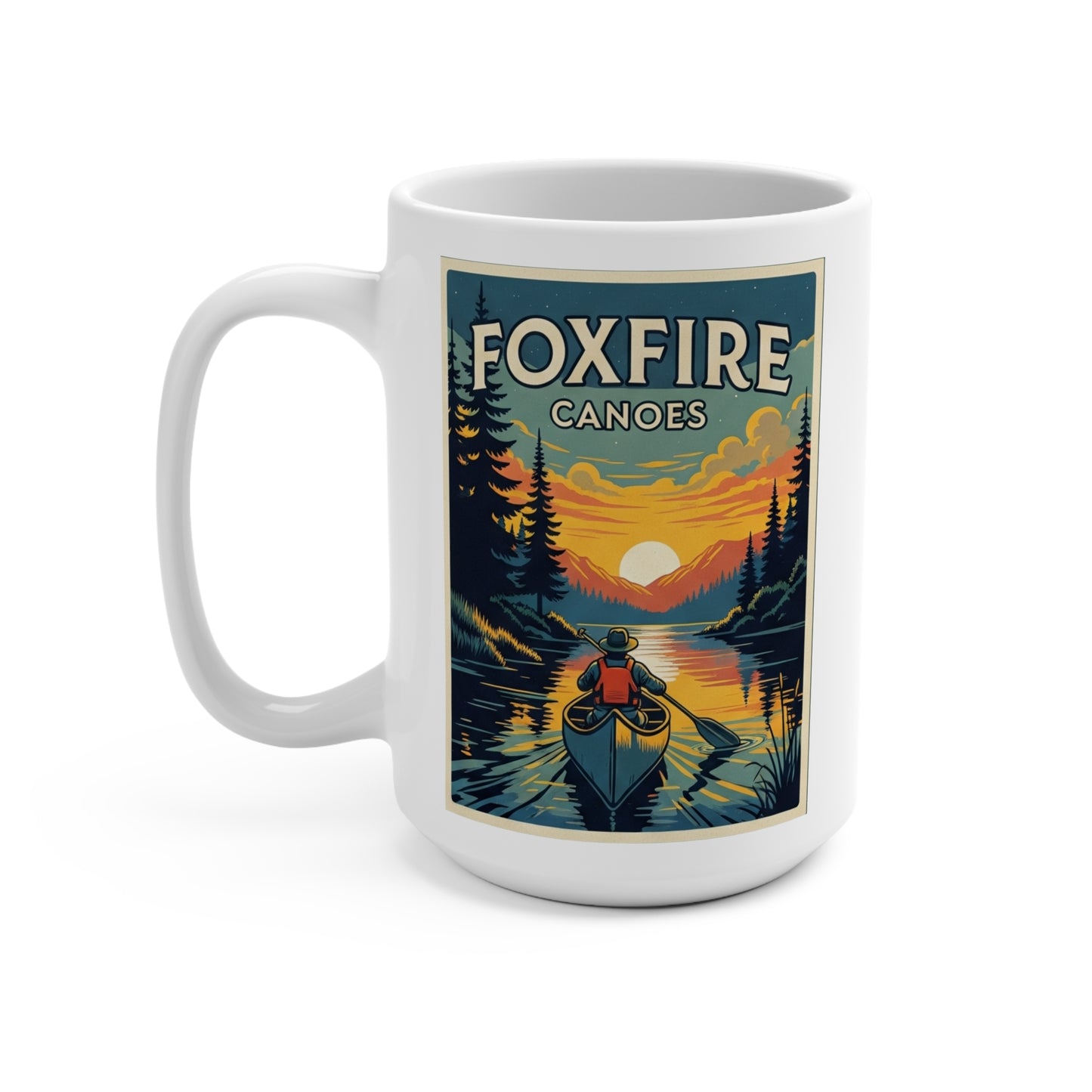 Adventure Coffee Mug - Vintage National Park Wilderness Scenic 15oz