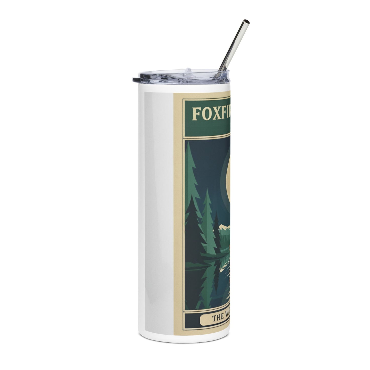 Canoe Adventure 20oz Stainless Tumbler — "The Water Is Waiting" Outdoor Travel Mug