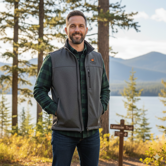 Mens North Face vest