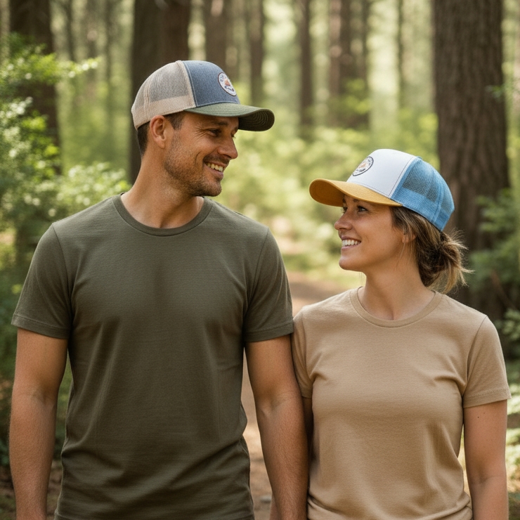 Richardson 112 Trucker white logo