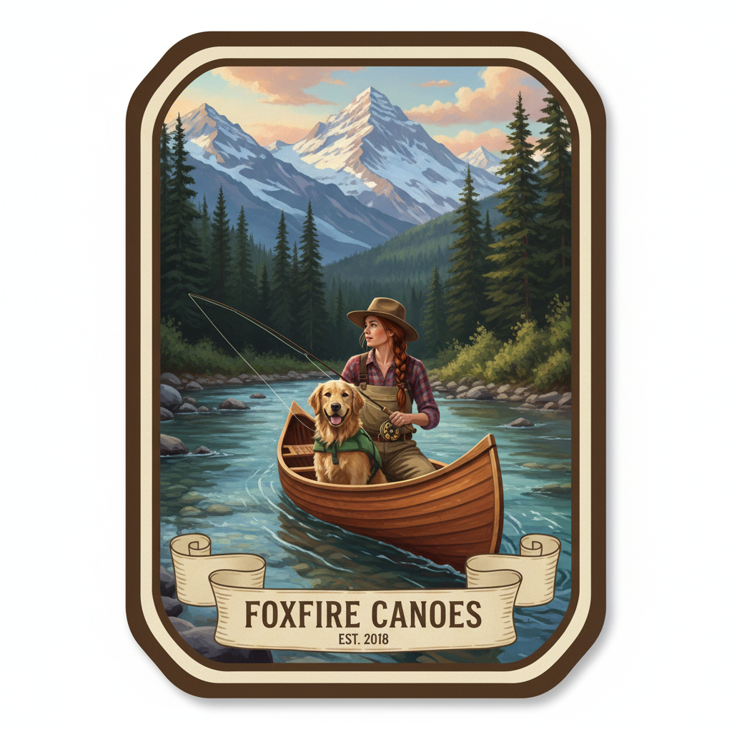 Foxfire River Dog heavyweight Tee