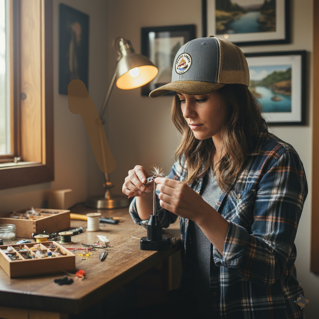 Richardson 112 Trucker white logo