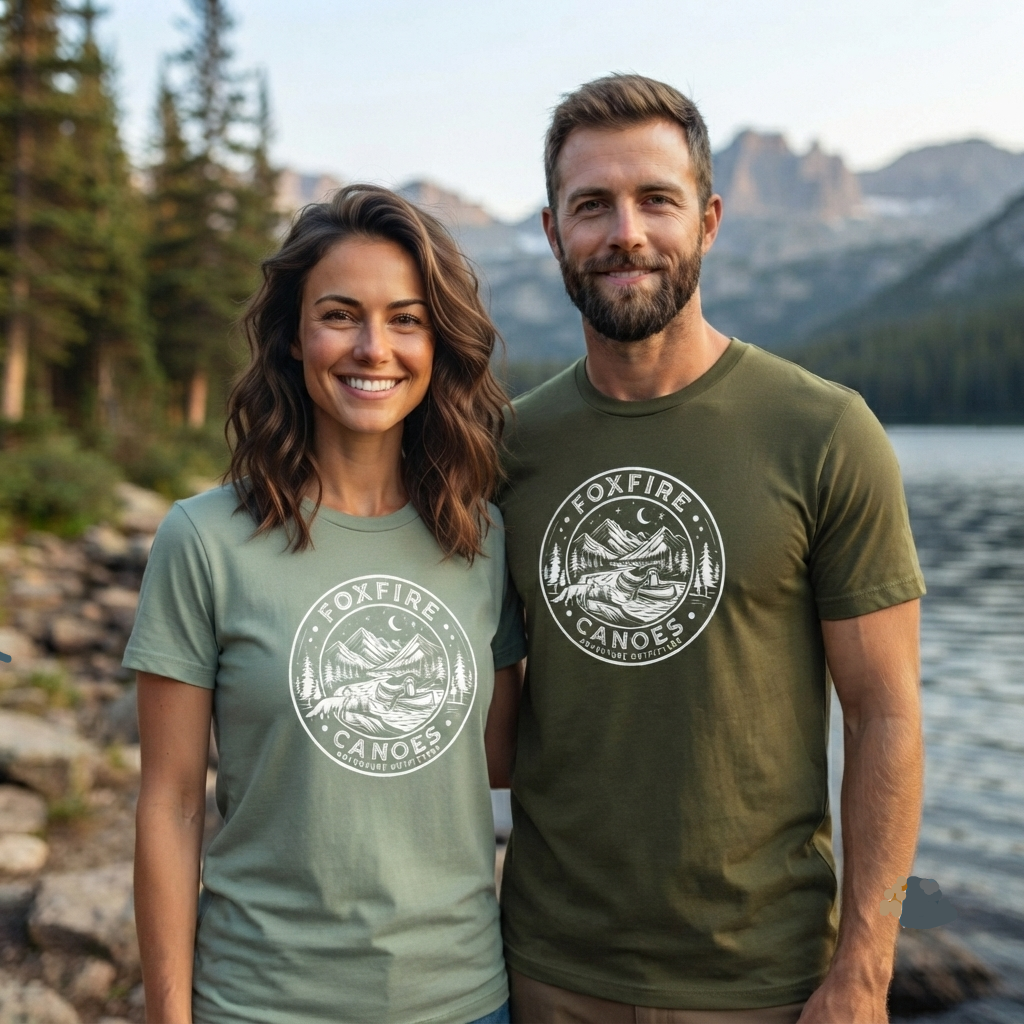 Soft Cotton circle logo tee