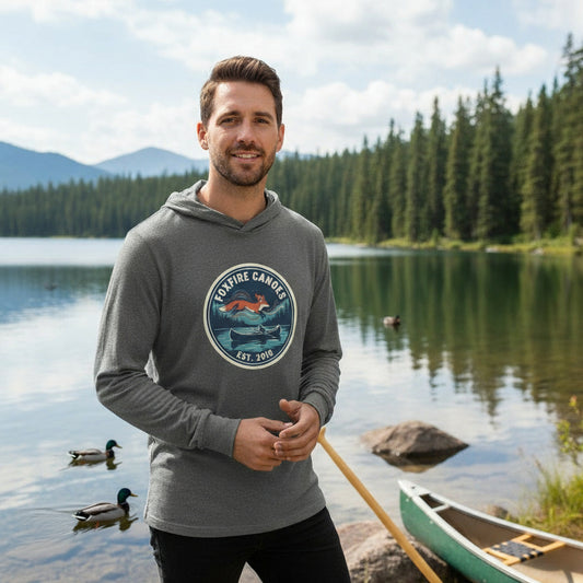 Hooded long-sleeve tee unisex