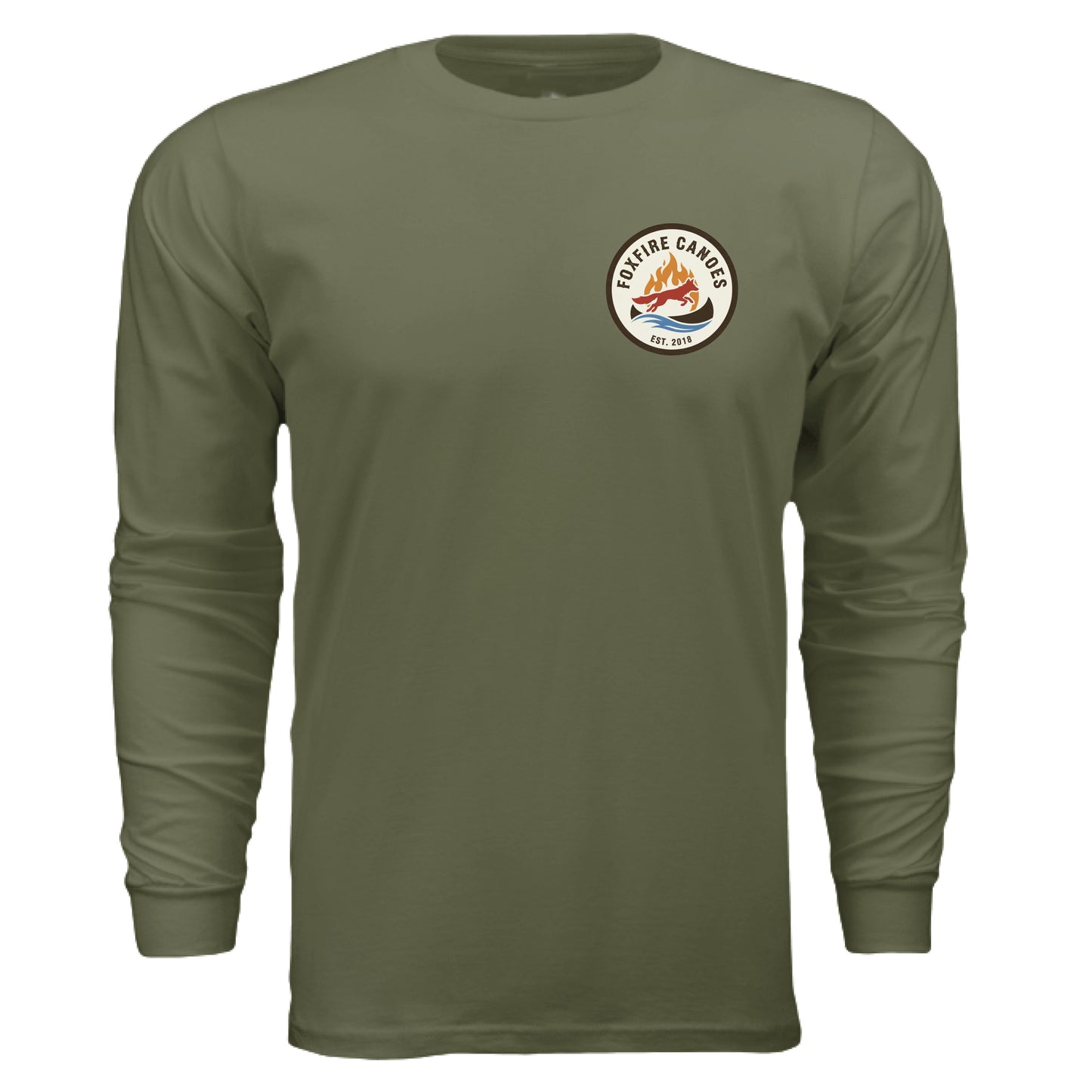 Next Level Long Sleeve white logo/unisex