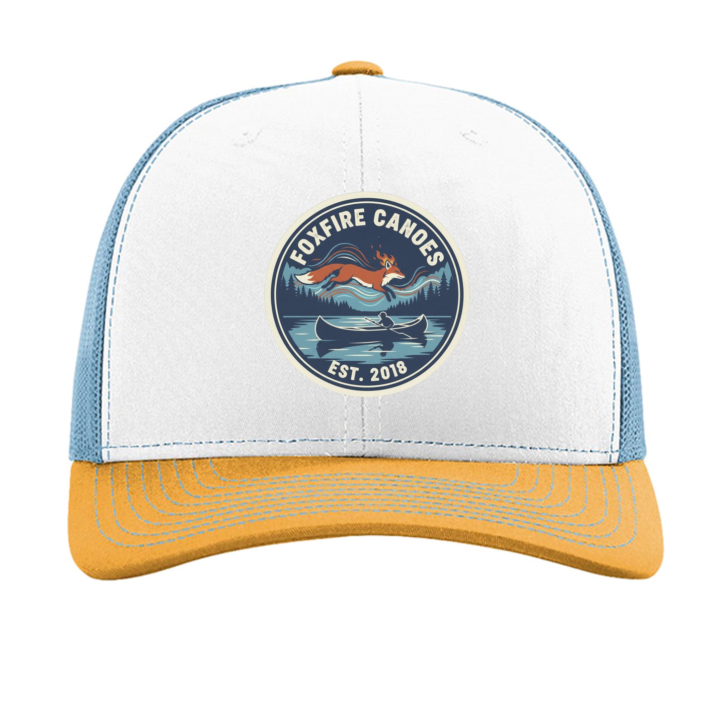 White/ Columbia Blue/ Yellow - 112 - FRONT