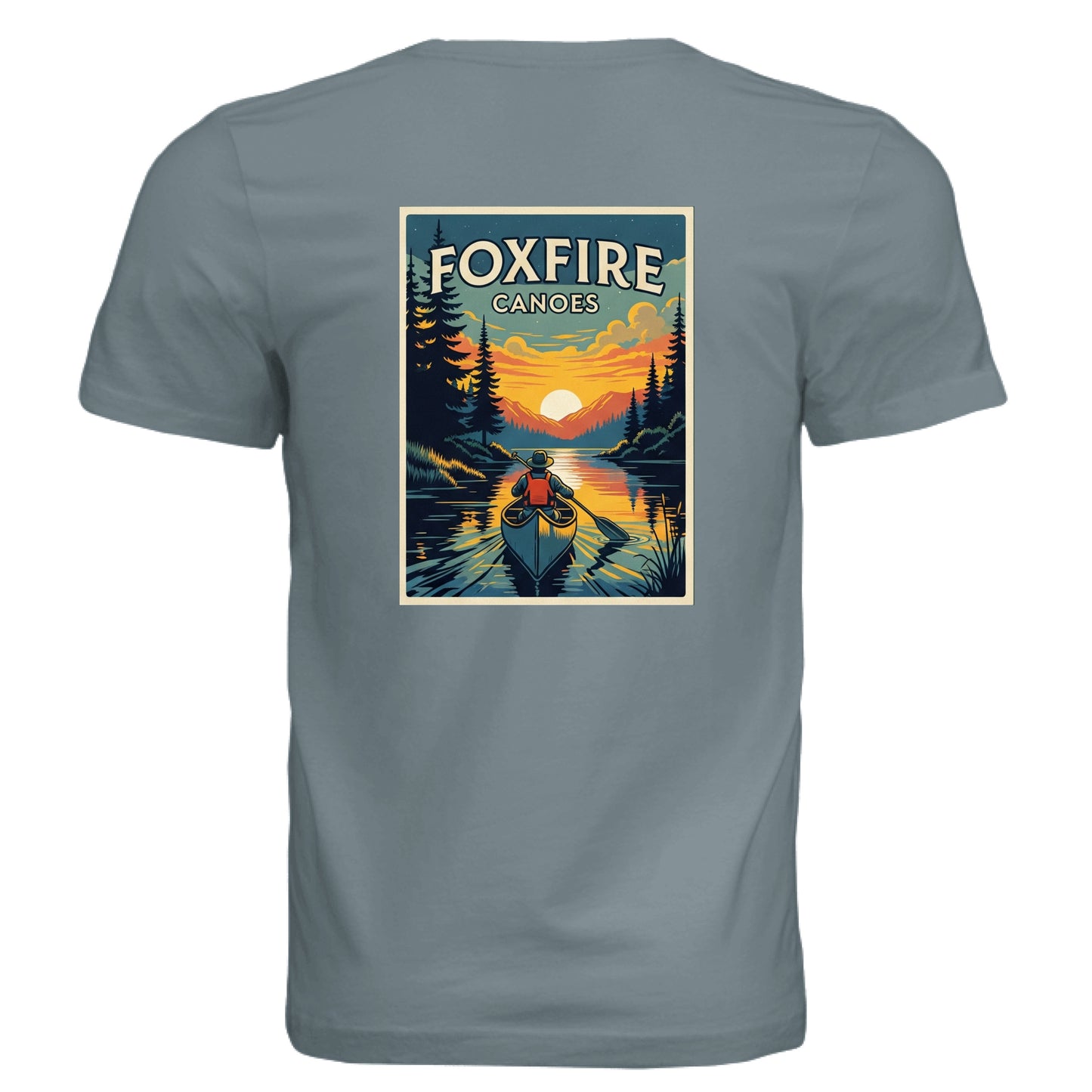 Blue Storm Triblend - BACK