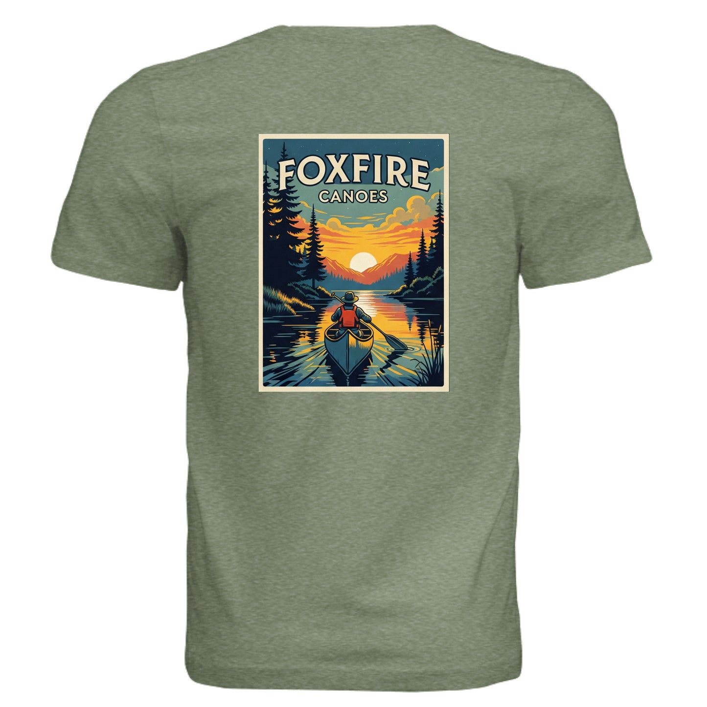 OLIVE TRIBLEND - BACK