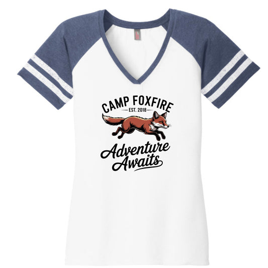 White/ Heather True Navy - DM476 - FRONT